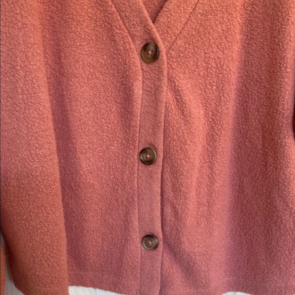 Forever 21 Pink Cardigan Sweater - Picture 3 of 4